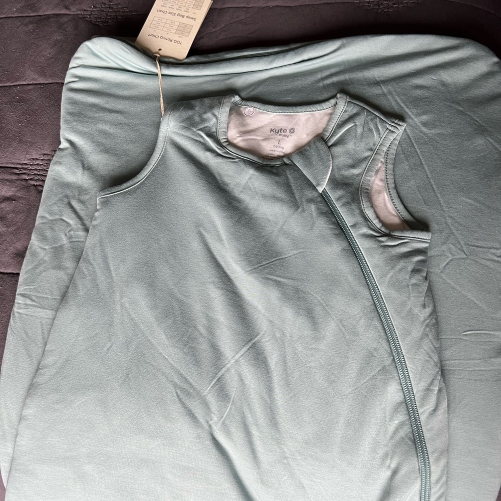 Kyte BABY Green Sleep Sack Pajamas Soft and Relaxed